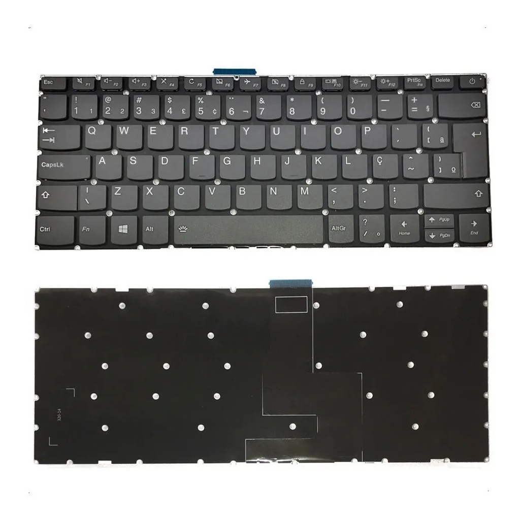 Teclado Lenovo Ideapad 320-14 320-14isk 320s-14ikb 320-14iap com botão power pk1314d3a28