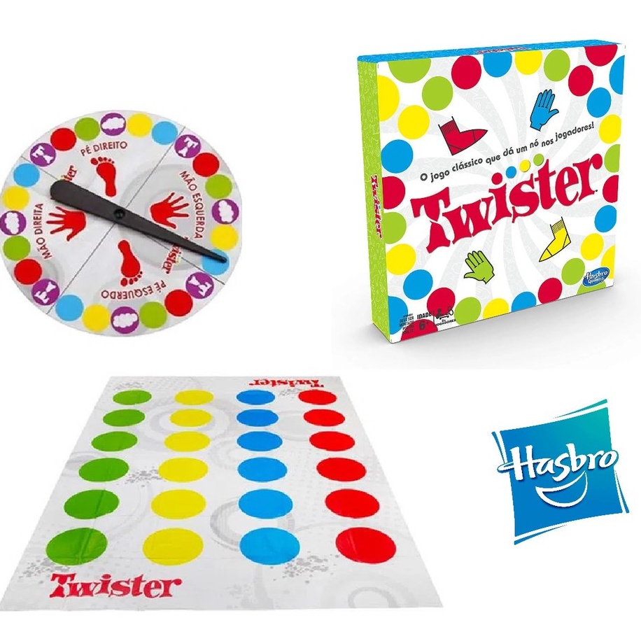 Jogo Twister Clássico Original Hasbro Gaming Hasbro Brinquedo