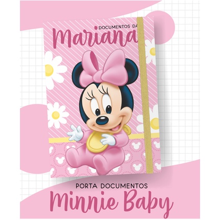Porta Documentos Personalizado Para Você E Seu Bebê Tema Meninas em Oferta na Shopee