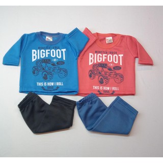 Kit 2 conjuntos moletom bebê flanelado de frio outono inverno bebe nenem com estampas de carros tamanhos P M G.