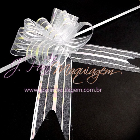 Laço Mágico 50mm-Organza Pacote com 10 unidades