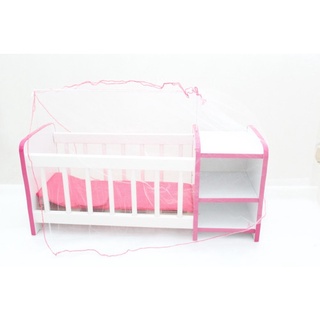 Brinquedo Berço Boneca Infantil Cômodas Véu Reborn, Promoção