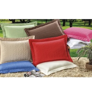 Kit 2 Peças de Fronha Travesseiro Cores Lisas e Floridas Percal Microfibra Linha 70x50cm