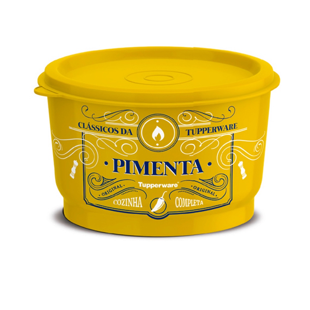 Tupperware Potinho Tempero Pb Bistrô Floral Pimenta 140ml