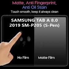 Anti-Riscos Brilho Fosco Doff Samsung Tab A8 2019 Spen (P205-P200)/A 8 2019 Protetor De Tela-Oil