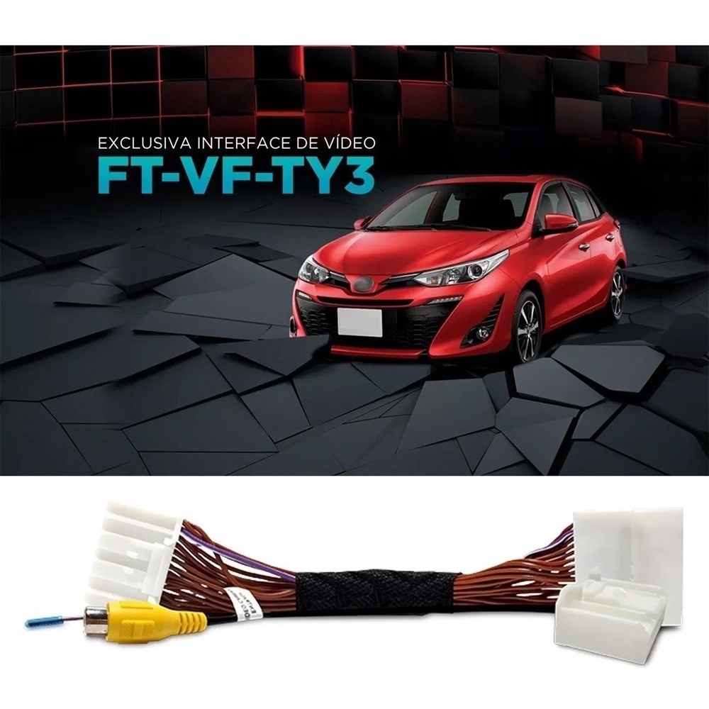 Interface de Vídeo - FT-VF-TY3 - Toyota Etios / Yaris em Oferta na Shopee