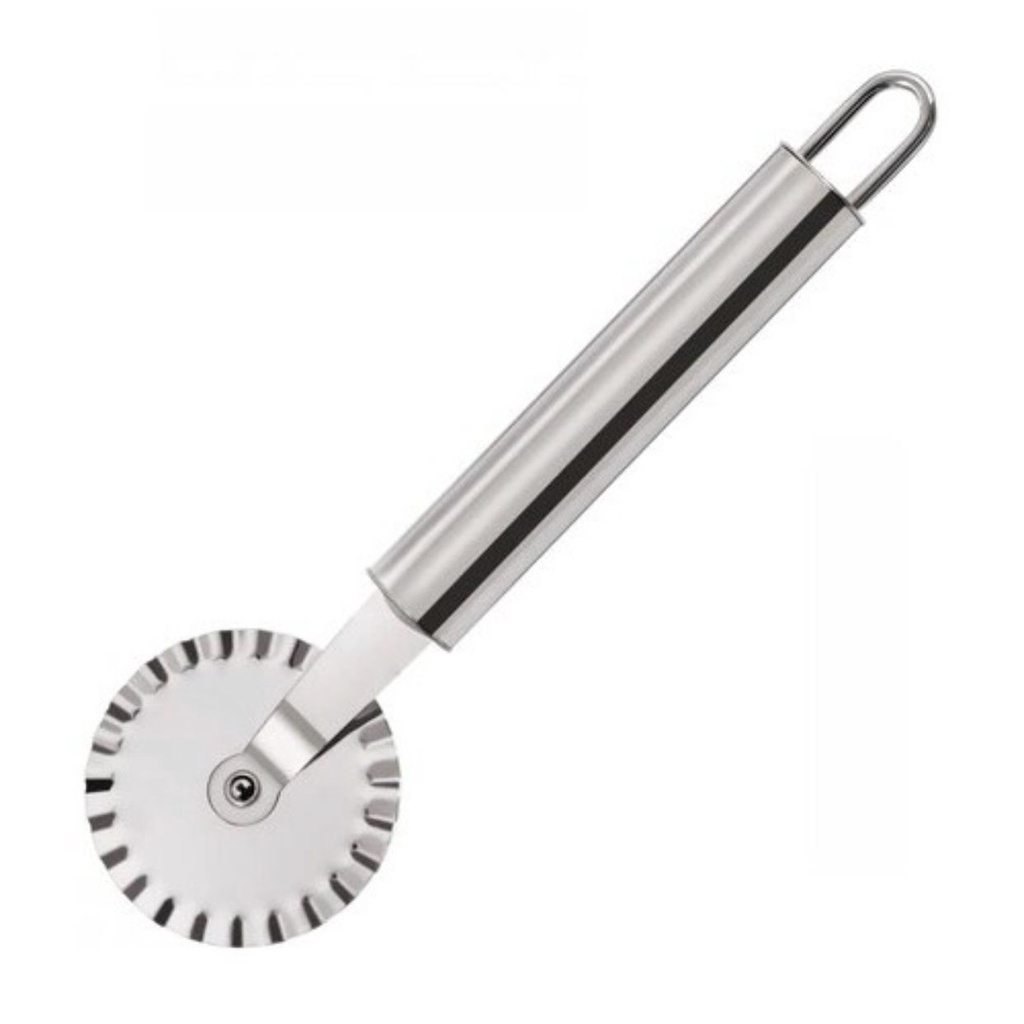 carretilha  Cortador de massas em Aco inox pastel pizzas em Oferta na Shopee