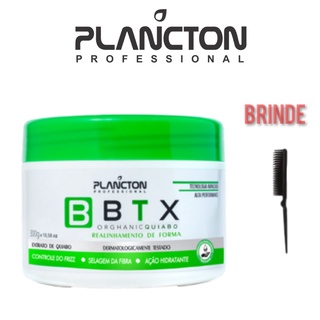 BTX QUIABO Orghanic - Redução De Volume Plancton  300Gr + Um pente de Brinde