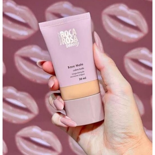 Base Boca Rosa Beauty- EMBALAGEM NOVA | Shopee Brasil