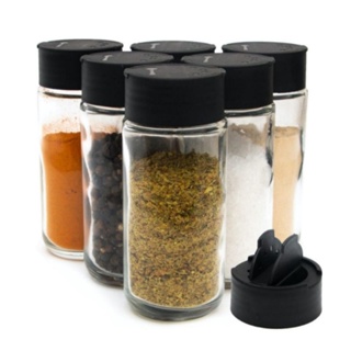 Potes Para Temperos Em Condimentos em Potes Frasco Geral Com Tampa Dosadora Legítima Dupla em Oferta na Shopee