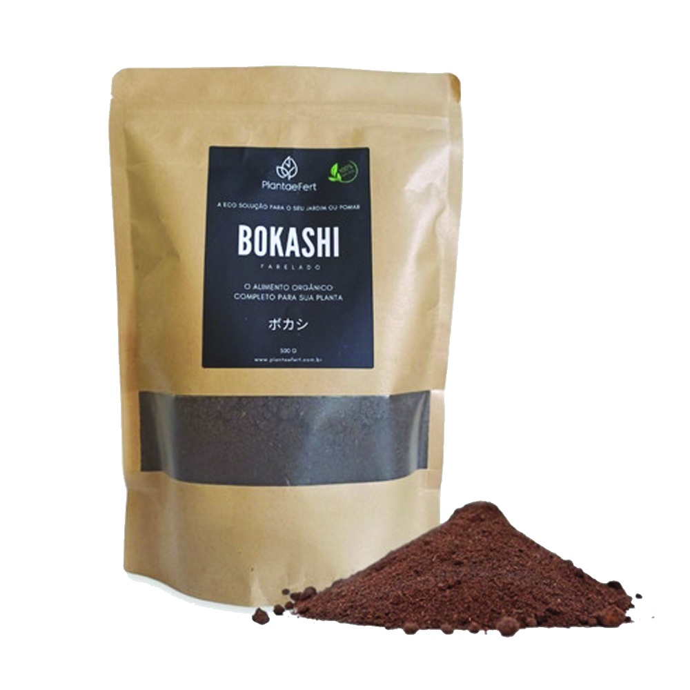 Bokashi Farelo Adubo Orgânico Fertilizante Horta Jardim 500g