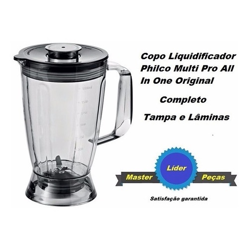 Copo Completo com Lâminas e Tampa para MultiPro All In One Philco em Oferta na Shopee