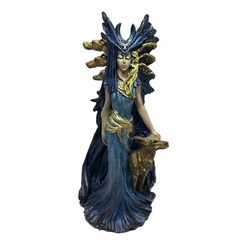 Deusa Hecate Hekate Hécate Wicca Estatueta Resina Mod.2 Col
