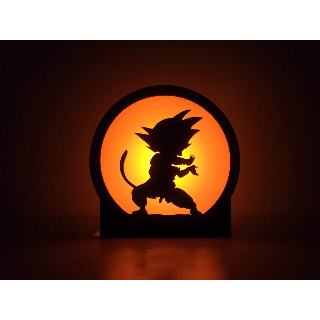 Luminária Goku Kamehameha DBZ Dragon ball