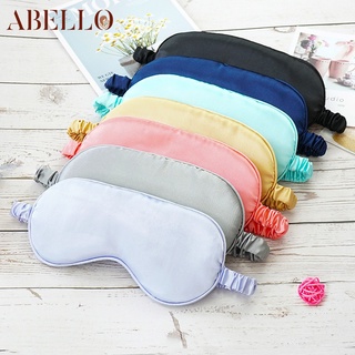 Double Sided Silk Eye Mask Sleep Shading Silk Breathable Elastic Air Travel Eye Mask