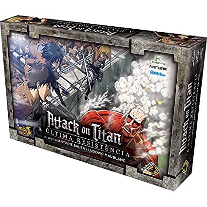 Attack on Titan - A Última Resistência - Jogo de Tabuleiro - Jogo de Mesa - Board Game