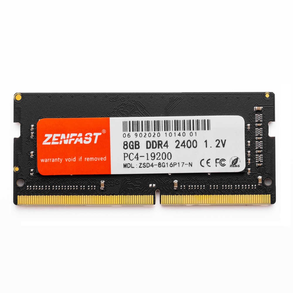 Memória Ram notebook DDR4 Zenfast Preto 4GB - 8GB 2400mhz 1.2v