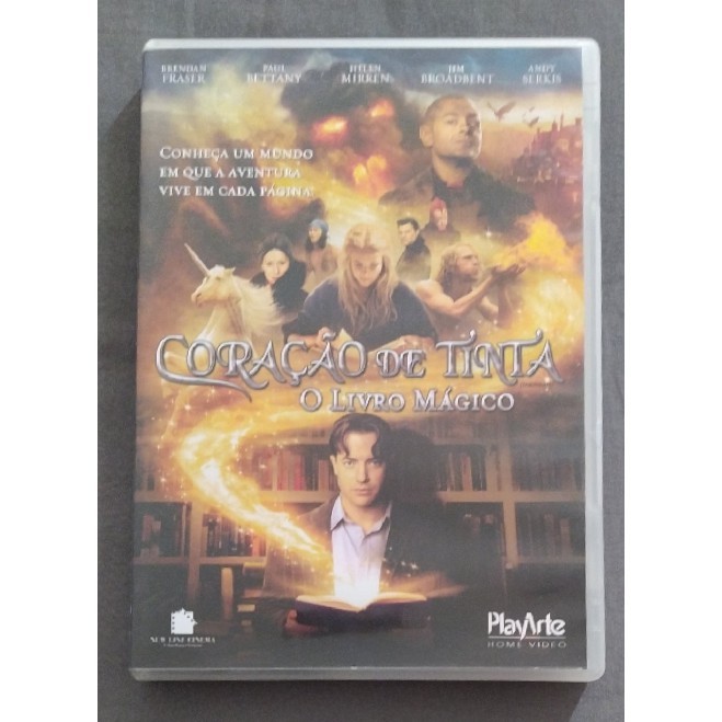 DVD CORAÇÃO DE TINTA O LIVRO MAGICO Shopee Brasil