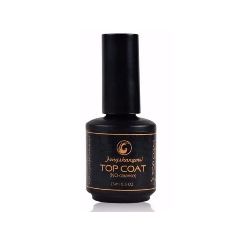 Top Coat Pretinho do Poder Fengshangmei (15ml) Shopee Brasil