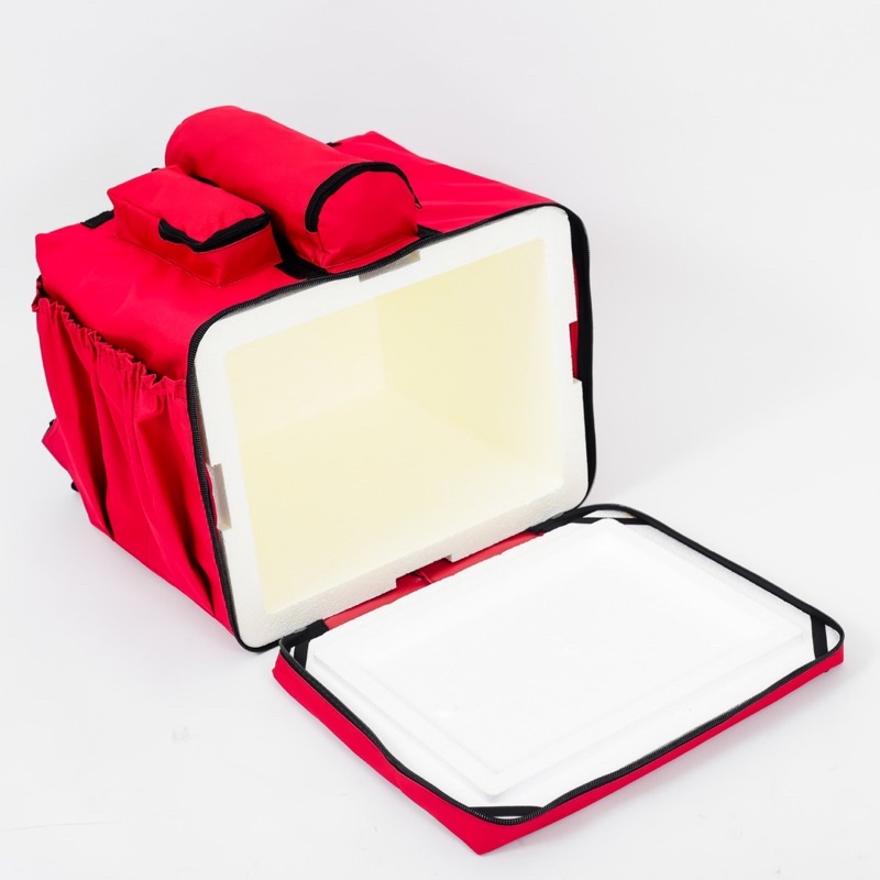Bag para fazer entregas delivery com isopor