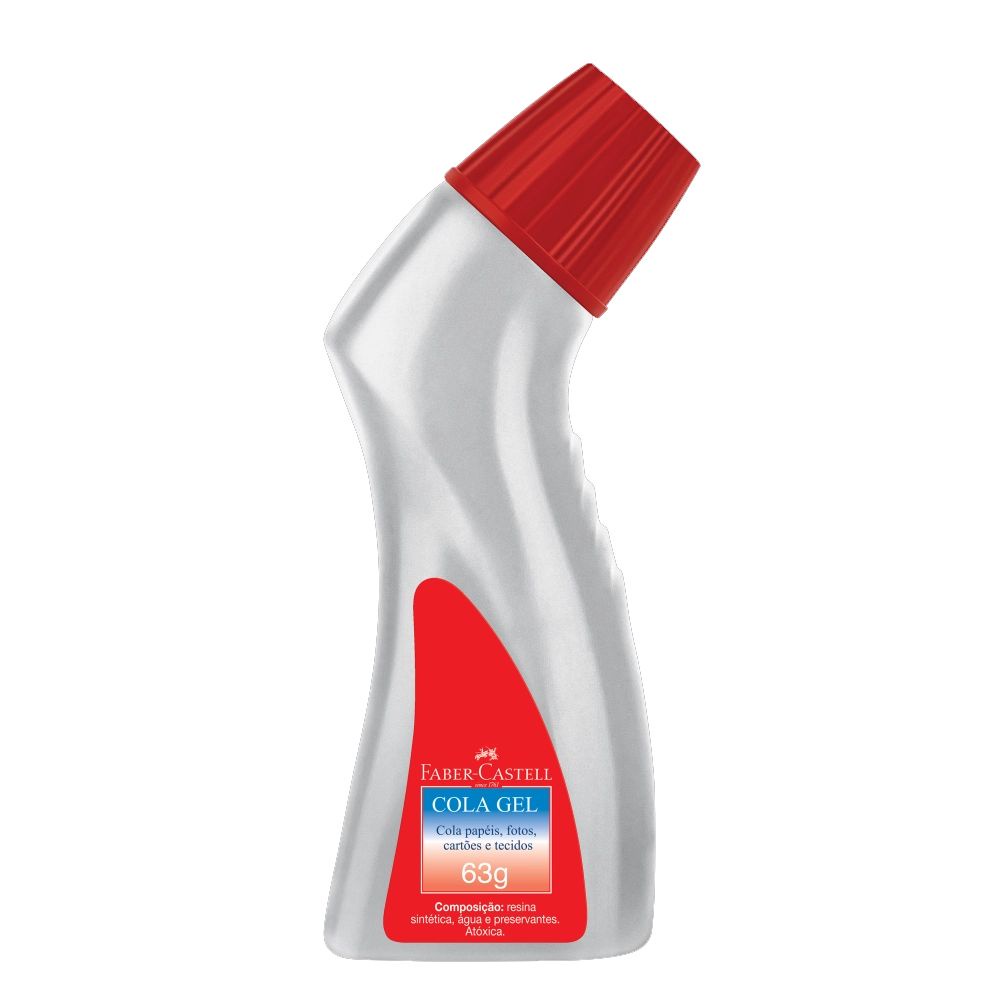 Cola Gel 63g - Frasco Ergonômico - Faber Castell em Oferta na Shopee