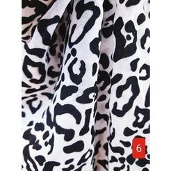 Tecido Chiffon Devorê Veludo Bolinha/Dot/Oncinha/Zebra/Étnico/Boho/Floral