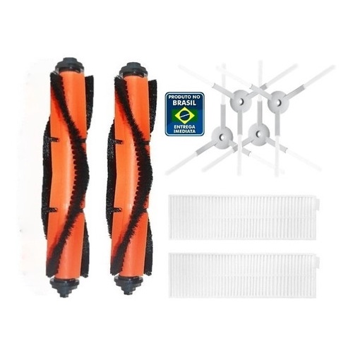 Kit Filtro Escova Pano Robô Aspirador Xiaomi G1 Mjstg1