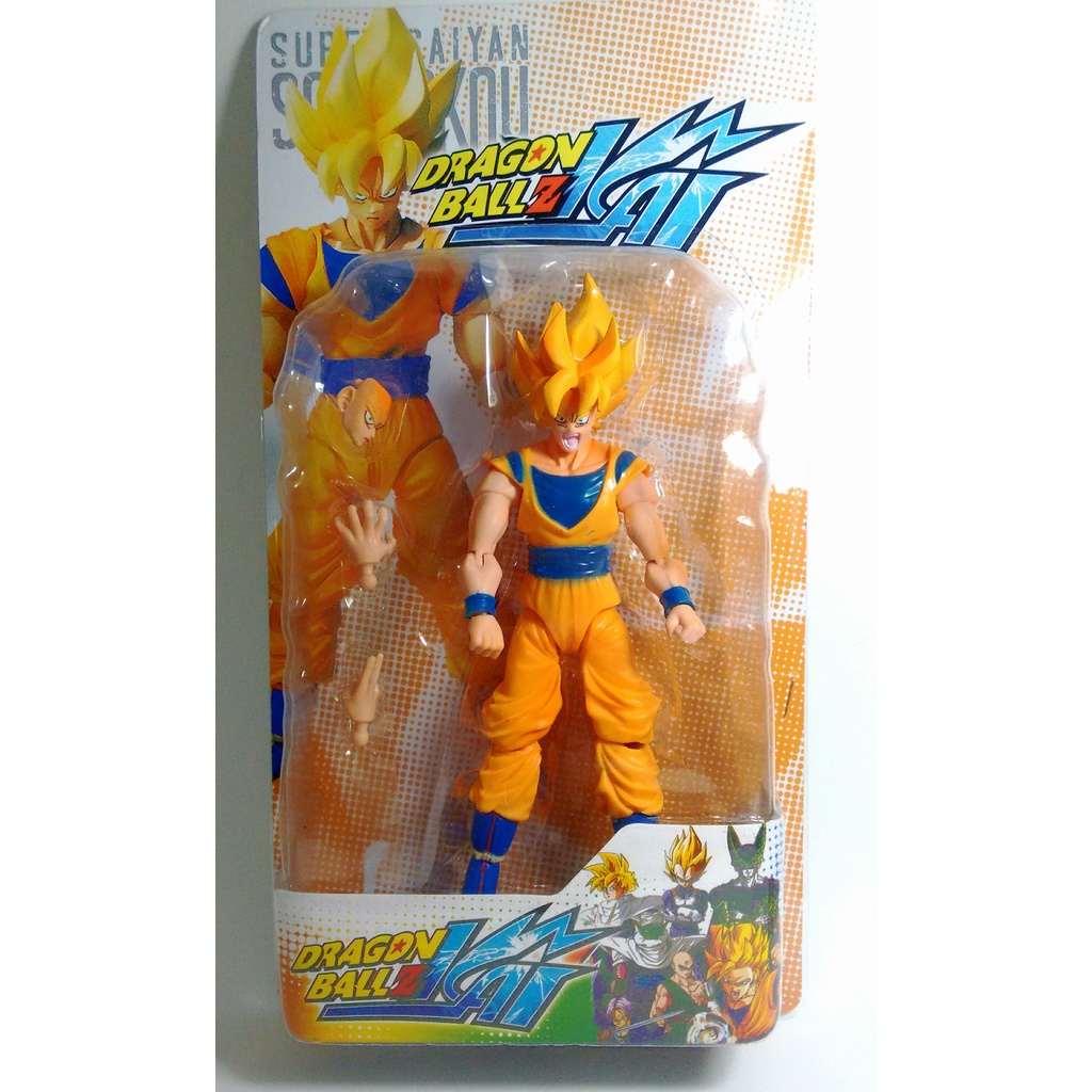 Boneco Dragon Ball Z Goku Ssj Articulado | Shopee Brasil