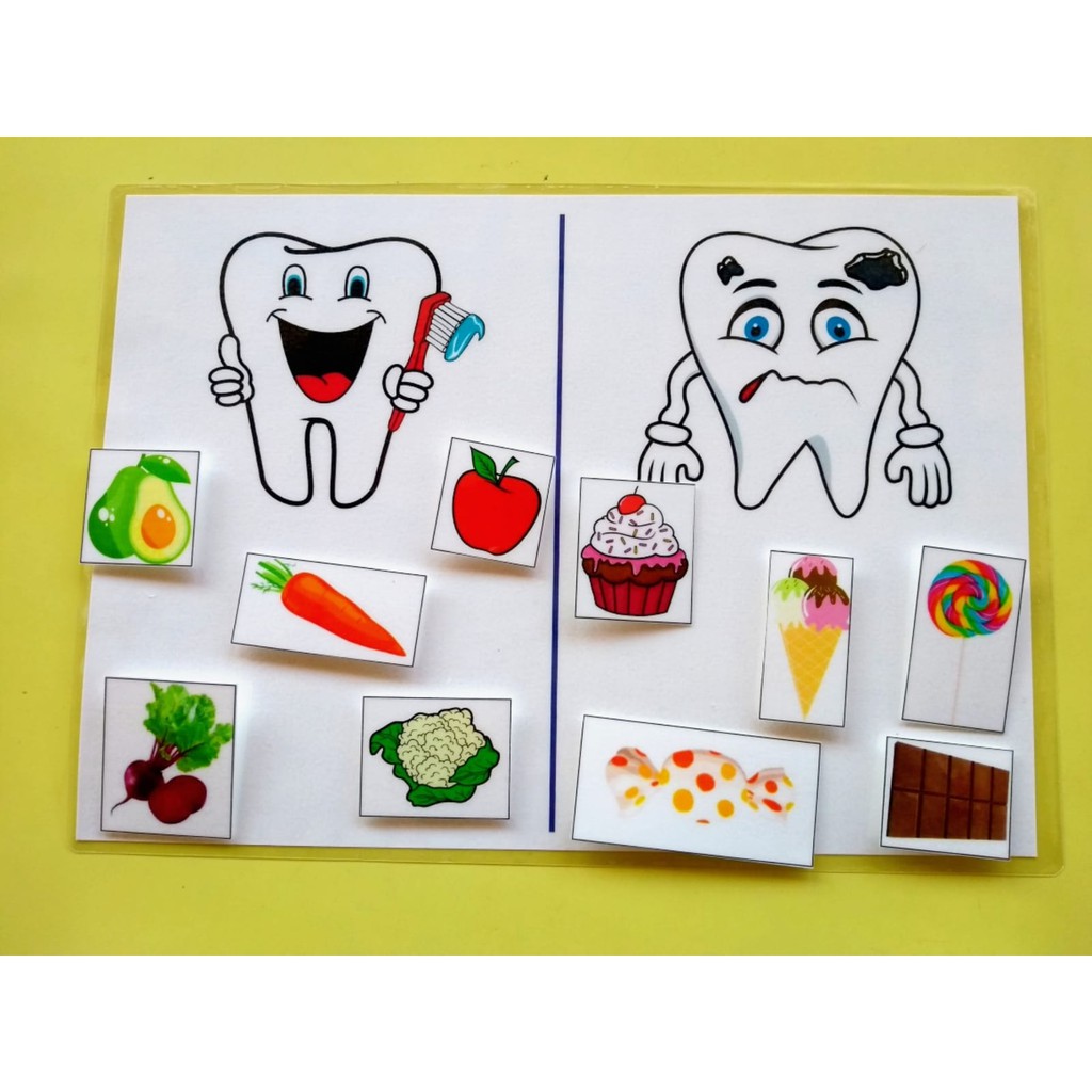 Jogo Pedagógico Escovar os Dentes