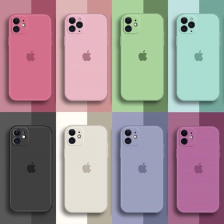 Capa De Silicone Quadrada Flexia Com Ângulo Direito Para Iphone 12/12 Pro Max Mini