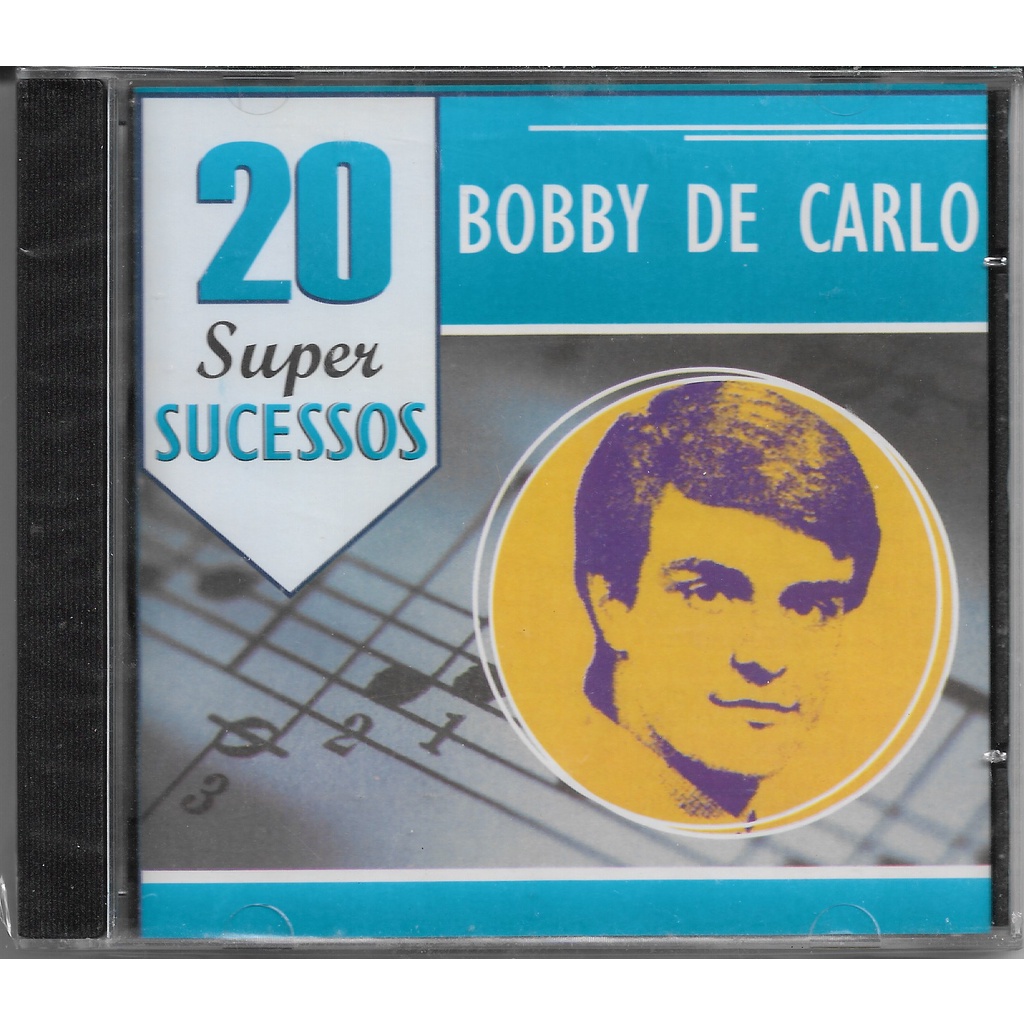 CD Lacrado Bobby De Carlo - 20 Super Sucessos - Original Novo Lacrado De Fábrica Ler Descrição