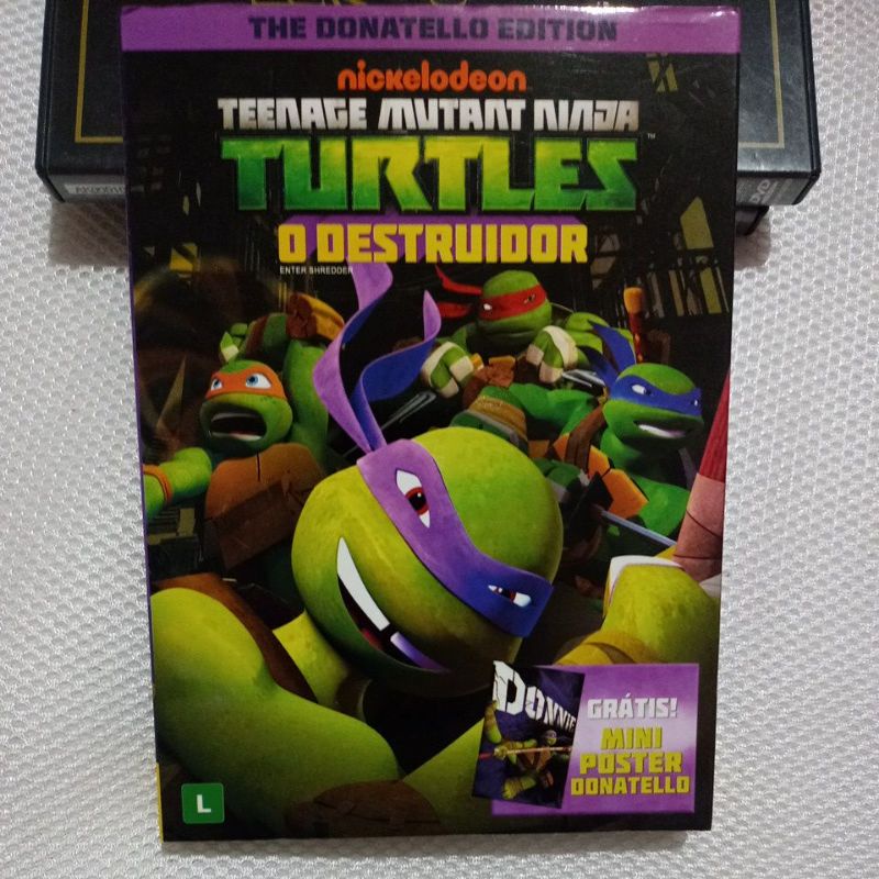 DVD Teenage Mutant Ninjas Turtles O Destruidor - Tartarugas Ninjas