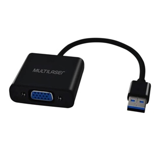 Cabo Conversor Usb Macho X Vga Femea Multilaser WI348 em Oferta na Shopee