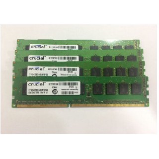 Memória de estação de trabalho Crucial DDR3 DDR3L RAM 4 8GB 1866 1600 MHz PC3L -12800E 1.5V 1.35V 240 pinos UDIMM ECC Memória sem buffer