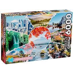 Paisagens Do Japão Grow 6000 Peças Puzzle Quebra-cabeça