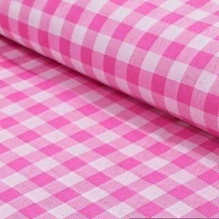 TNT Estampado Xadrez Rosa