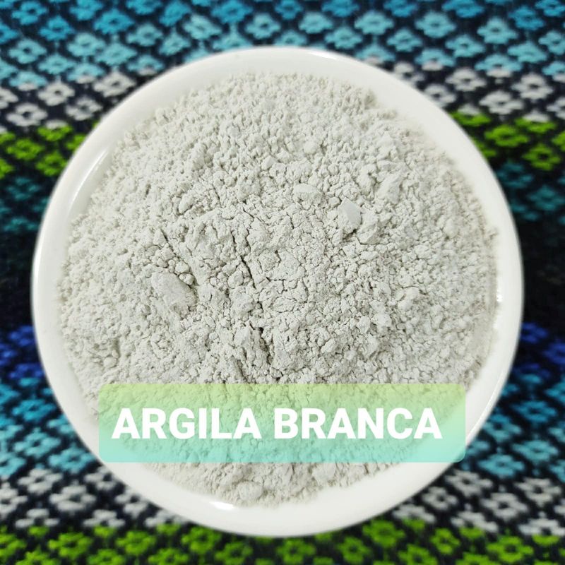 ARGILA BRANCA  preço p/cada 200g À GRANEL (100% natural) em Oferta na Shopee