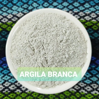 ARGILA BRANCA  preço p/cada 200g À GRANEL (100% natural) em Oferta na Shopee