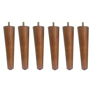 Kit Jogo 6 Pés Palito de 15cm Perna Para Móveis - JTHOME