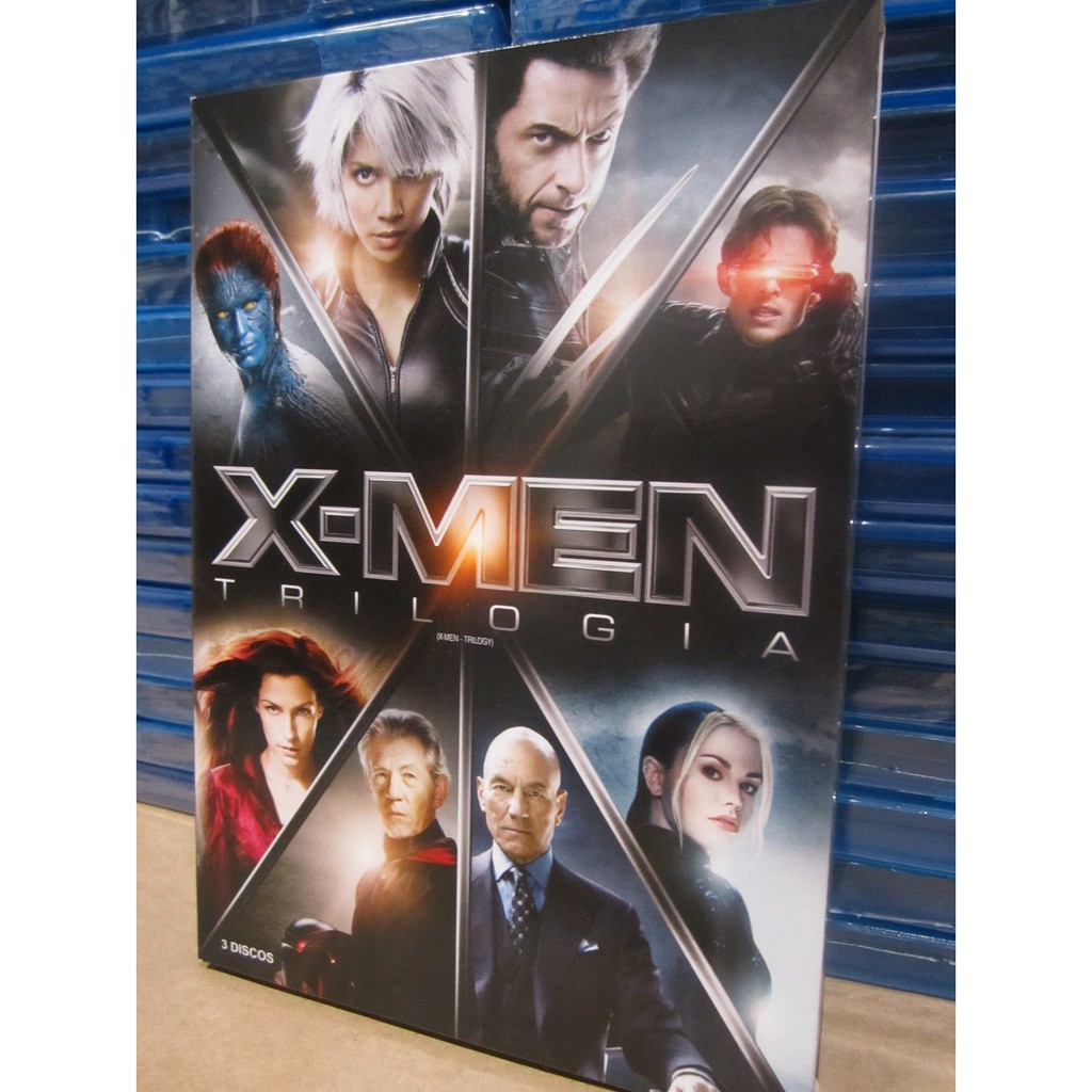 Dvd X Men Trilogia 3 Filmes Shopee Brasil 2894