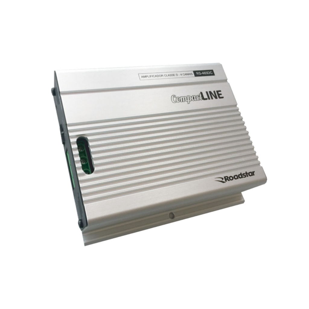 Modulo Amplificador Digital Automotiva 4 Canais de 60W RMS em 4 Ohms Classe D Roadstar RS465BR MI em Oferta na Shopee