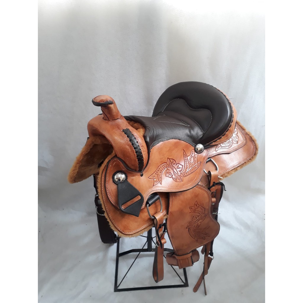 sela americana luxo boa para cavalgadas oferta da fabrica em Oferta na Shopee