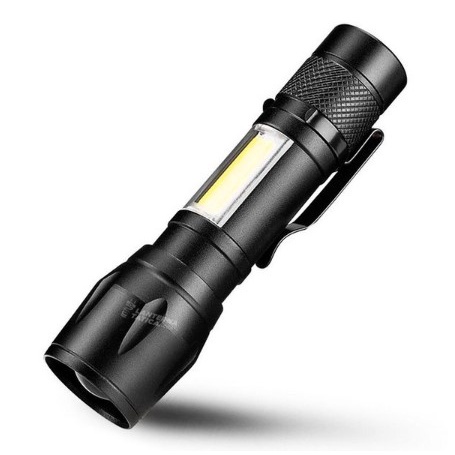 Mini Lanterna Tática Com Led E Zoom Recarregável - Envio Imediato em Oferta na Shopee