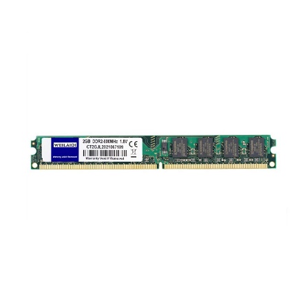 1X pç  2GB Memoria ram ddr2 2gb 800mhz PC2-6400S desktop  240-pin 1.8v dimm para intel e amd compatível  memória de computador ddr2 2gb 800mhz dimm