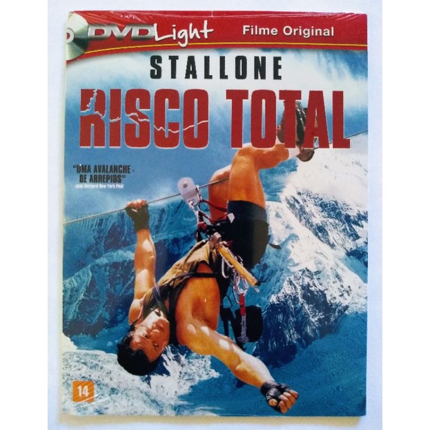 Dvd Stallone, Risco Total - Lacrado e Original. (RARIDADE) dvd light.