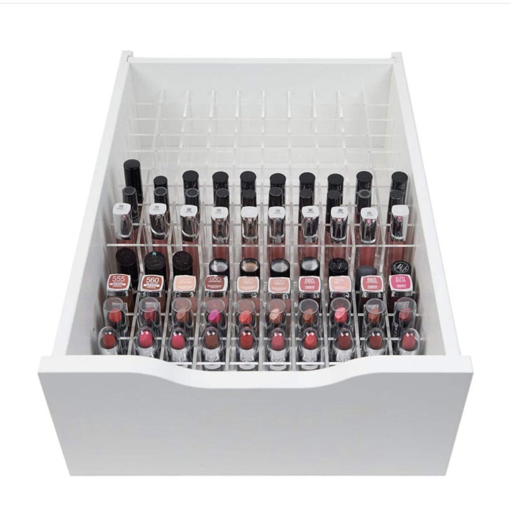 Organizador Colmeia Acrilico Destacavel Kit 5 Divisorias Ajustavel