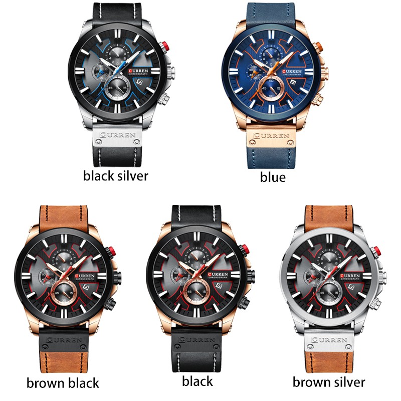CURREN Men Watches Fashion Quartz Casual Business Waterproof 8346L
