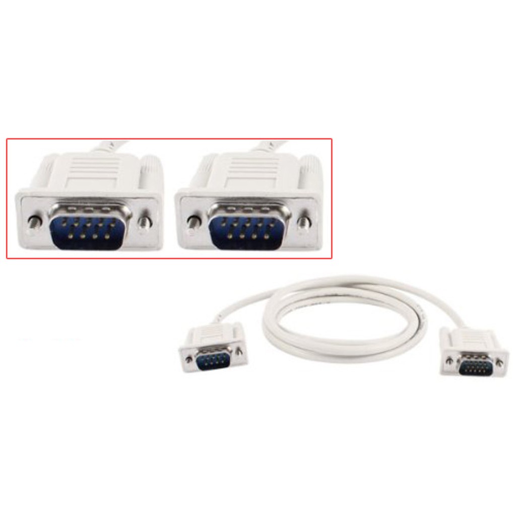 Cabo Adaptador Serial 9 Pinos Macho X Macho Rs232 Db9 1,5m