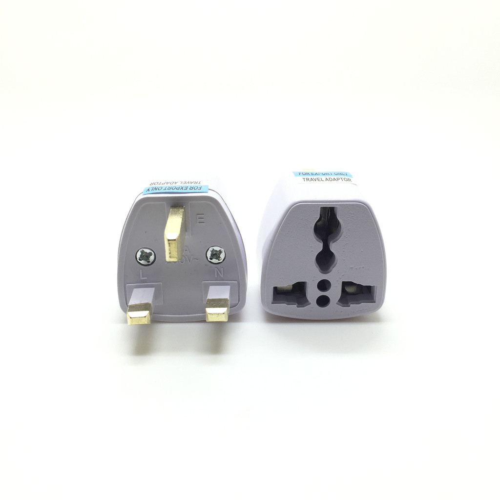 3 Pin Plug Conversão Adaptador De Tomada Britânica Universal Plug Adapter 3pin Uk Adaptador De Viagem