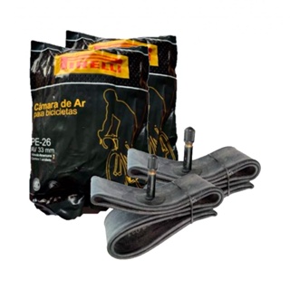 Par de Câmaras de Ar Pirelli PE-26 Válvula Schrader em Oferta na Shopee
